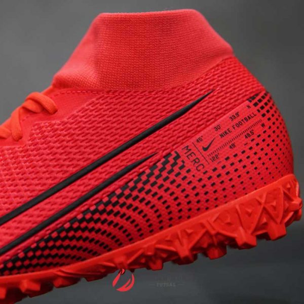 NIKE MERCURIAL SUPERFLY 7 ACADEMY TF - AT7978-606 - ĐỎ/ ĐEN