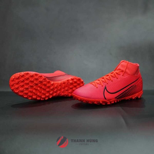 NIKE MERCURIAL SUPERFLY 7 ACADEMY TF - AT7978-606 - ĐỎ/ ĐEN