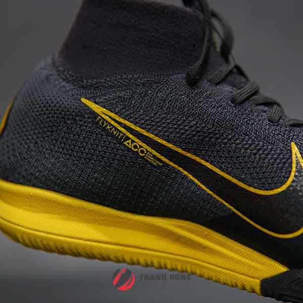 NIKE MERCURIAL SUPERFLY VI ELITE IC – AH7373-070 – XÁM/VÀNG