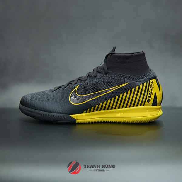 NIKE MERCURIAL SUPERFLY VI ELITE IC – AH7373-070 – XÁM/VÀNG