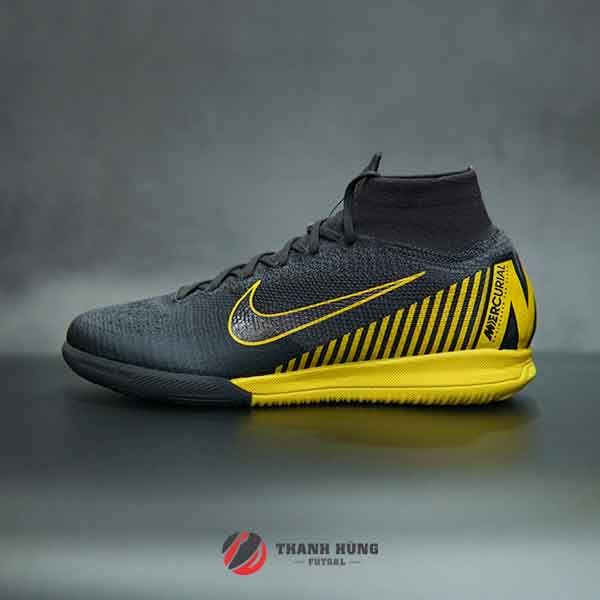 NIKE MERCURIAL SUPERFLY VI ELITE IC – AH7373-070 – XÁM/VÀNG