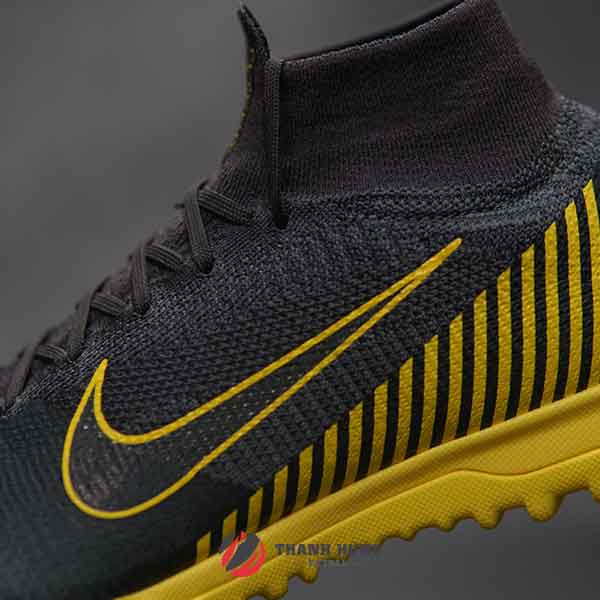 NIKE MERCURIAL SUPERFLY VI ELITE TF – AH7374-070 – XÁM / VÀNG