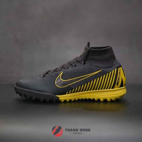 NIKE MERCURIAL SUPERFLY VI ELITE TF – AH7374-070 – XÁM / VÀNG