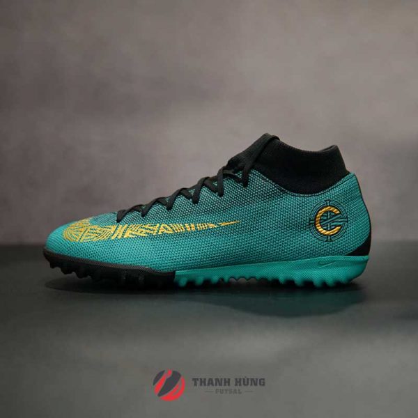 NIKE MERCURIAL SUPERFLYX 6 CR7 TF- AJ3568 – 390 – XANH LÁ/ ĐEN