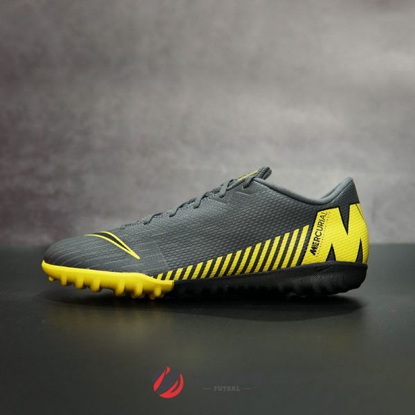 NIKE MERCURIAL VAPOR 12 ACADEMY TF – AH7384-070 – XÁM/ VÀNG