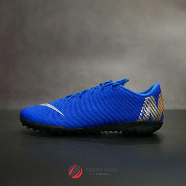 NIKE MERCURIAL VAPOR 12 ACADEMY TF - AH7384-400 - XANH DƯƠNG - Giày bó -  Giày đá banh chính hãng