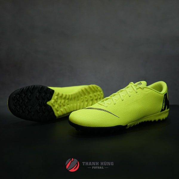 NIKE MERCURIAL VAPOR 12 ACADEMY TF - AH7384-701 - XANH LÁ MẠ/ ĐEN - Gi -  Giày đá banh chính hãng