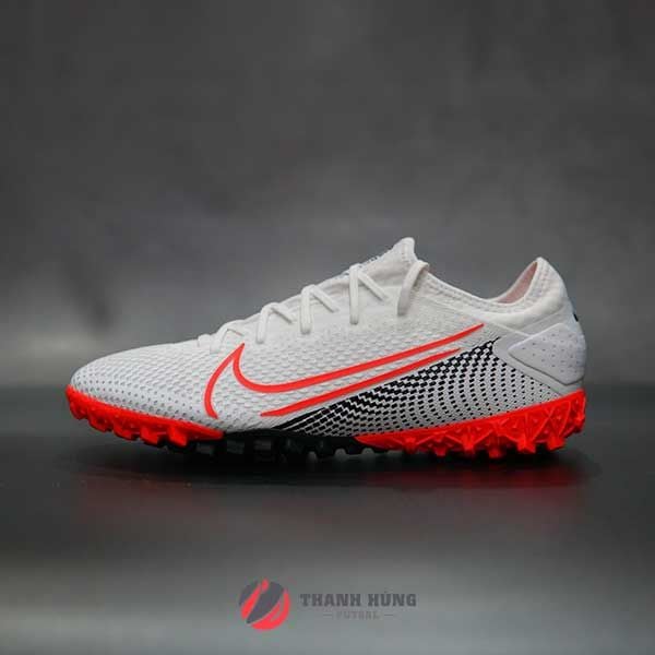 NIKE MERCURIAL VAPOR 13 PRO TF – AT8004-160 – TRẮNG/ĐỎ