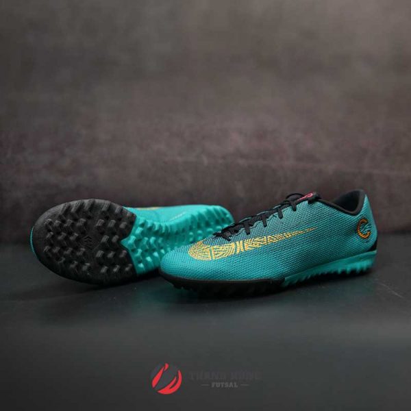 NIKE MERCURIAL VAPOR X12 ACADEMY CR7 TF – AJ3732 -390 – XANH BIỂN