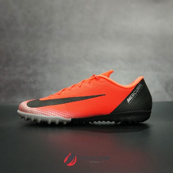 NIKE MERCURIAL VAPOR XII ACADEMY CR7 TF – AJ3732- 600 – ĐỎ/ĐEN - Giày -  Giày đá banh chính hãng