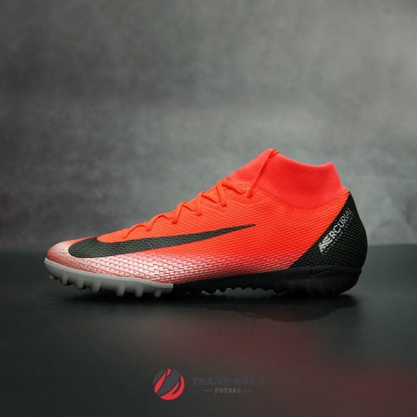 Nike MercurialX SuperflyX 6 Academy CR7 TF - AJ3568-600 - Đỏ/Đen - Già -  Giày đá banh chính hãng