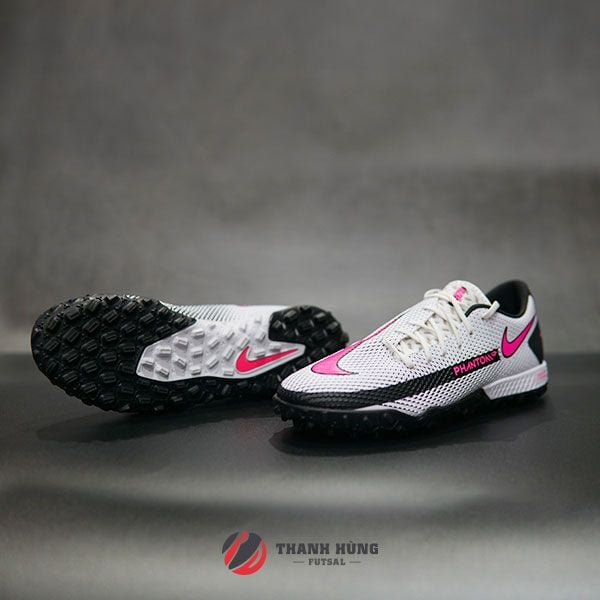 NIKE REACT PHANTOM GT PRO TF - CK8468-160 – TRẮNG/ĐEN/HỒNG