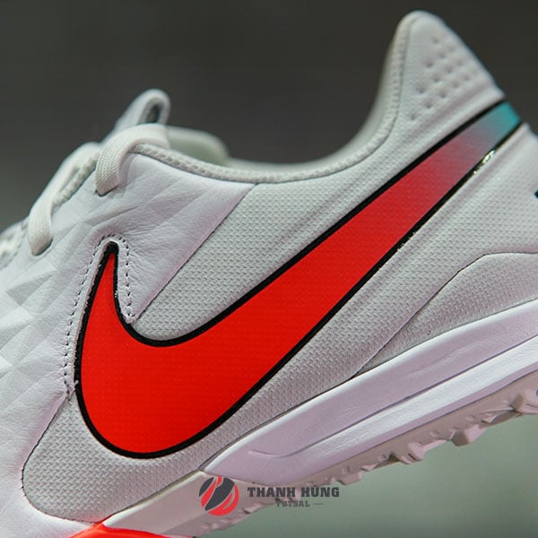 NIKE TIEMPO LEGEND 8 ACADEMY TF – AT6100-163 – TRẮNG/ XÁM ĐỎ