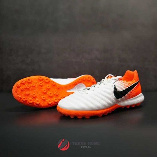 NIKE TIEMPO LUNAR LEGEND 7 PRO TF – AH7249-118 – TRẮNG/CAM - Giày bóng -  Giày đá banh chính hãng