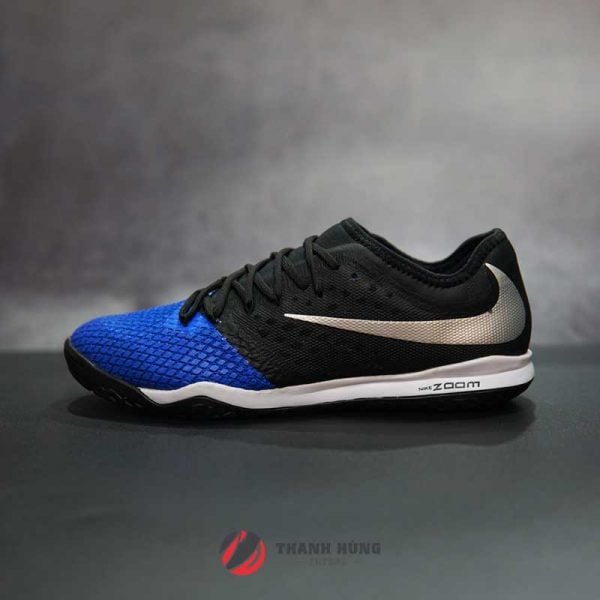 NIKE ZOOM HYPERVENOM 3 PRO IC - AJ3804 400 - XANH DƯƠNG/ ĐEN - Giày - Giày banh hãng