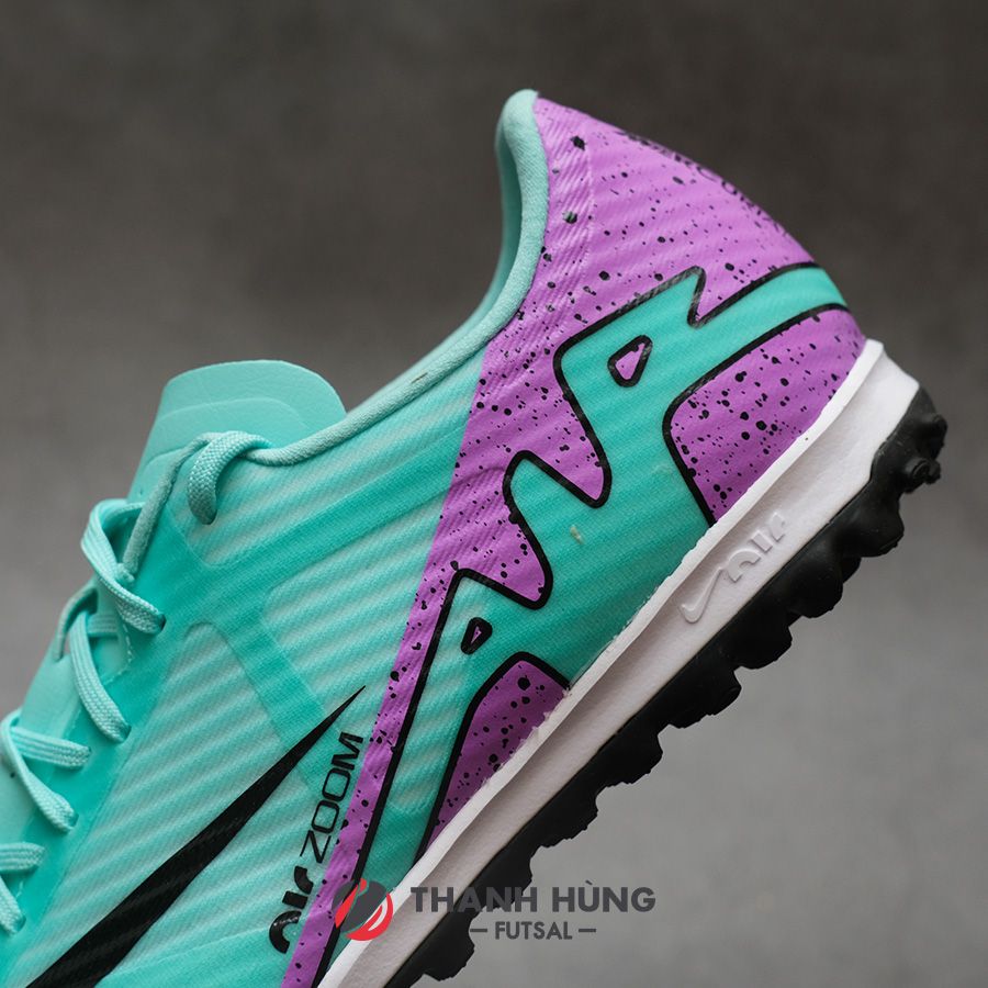 NIKE ZOOM MERCURIAL VAPOR 15 ACADEMY TF - DJ5635-300 - XANH LÁ/TÍM