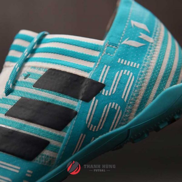 ADIDAS NEMEZIZ MESSI TANGO 17.3 TF JUNIOR –  S77196 – TRẮNG/XANH DƯƠNG