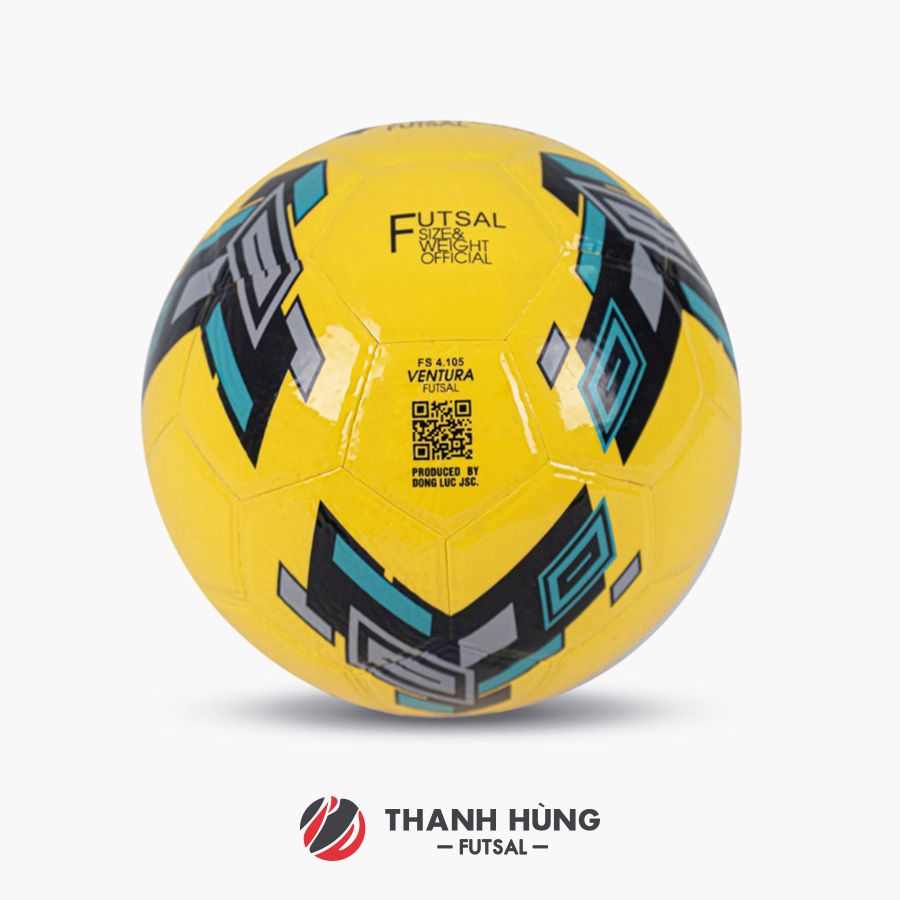 TRÁI BÓNG ĐỘNG LỰC FUTSAL VENTURA DÁN - FS4.105D - VÀNG
