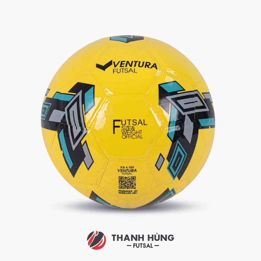 TRÁI BÓNG ĐỘNG LỰC FUTSAL VENTURA DÁN - FS4.105D - VÀNG