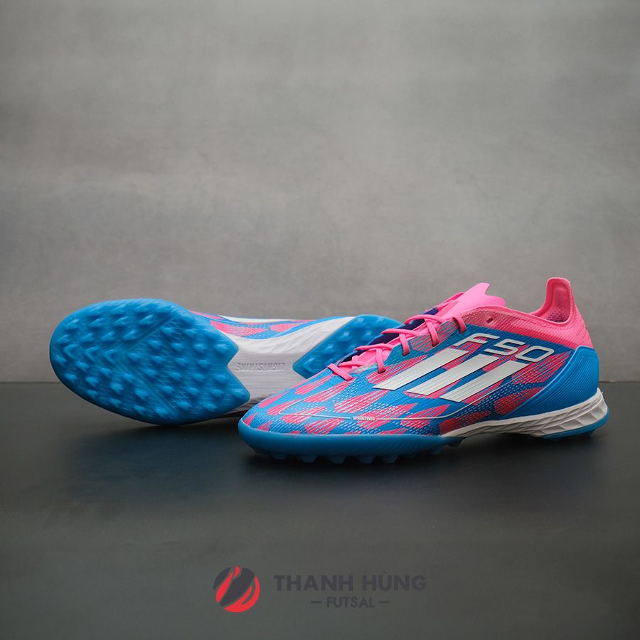 GIÀY ĐÁ BÓNG CỎ NHÂN TẠO ADIDAS F50 PRO TF - IH8049 - XANH/HỒNG
