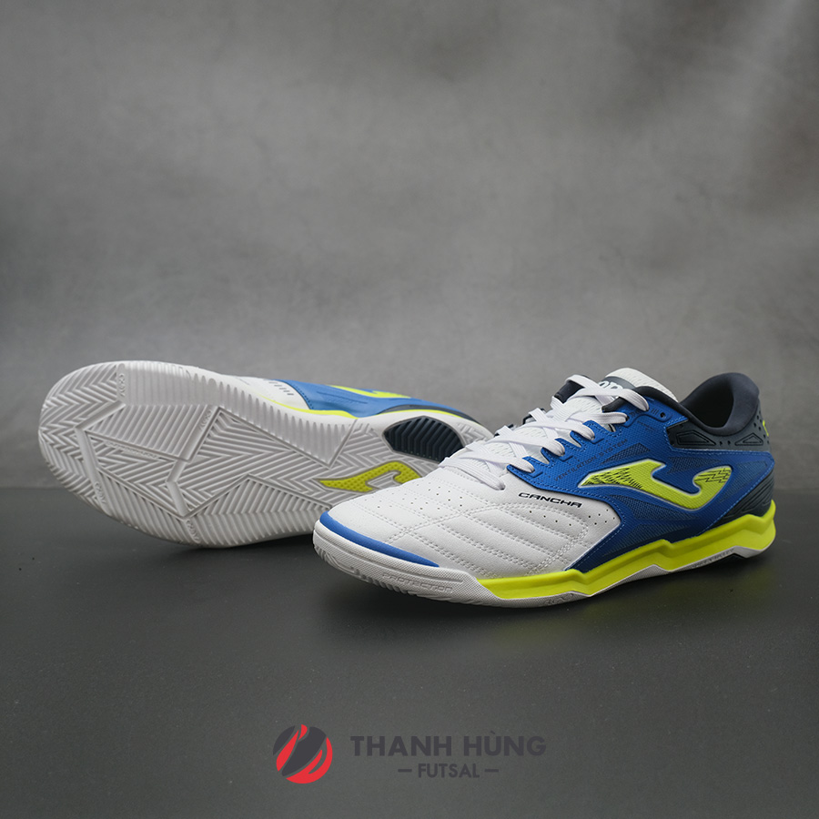 JOMA CANCHA 2402 - TRẮNG/XANH DƯƠNG