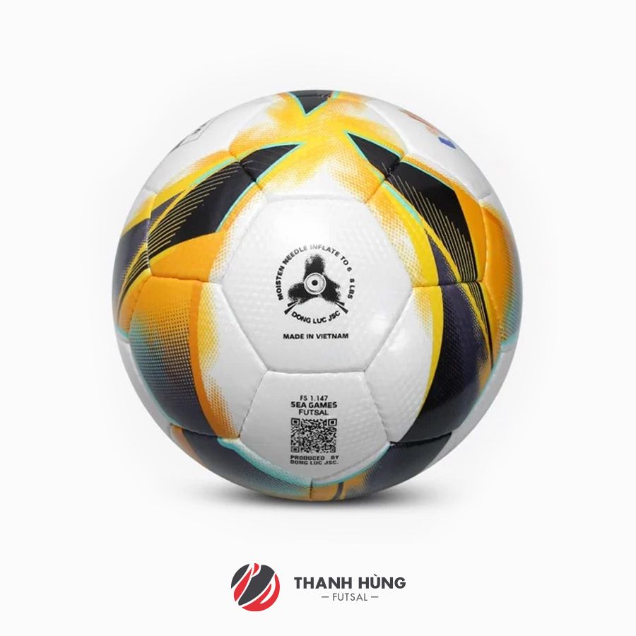 TRÁI BÓNG ĐỘNG LỰC FUTSAL FIFA QUALITY PRO SEAGAMES 31 - FS1.147 - TRẮNG/VÀNG