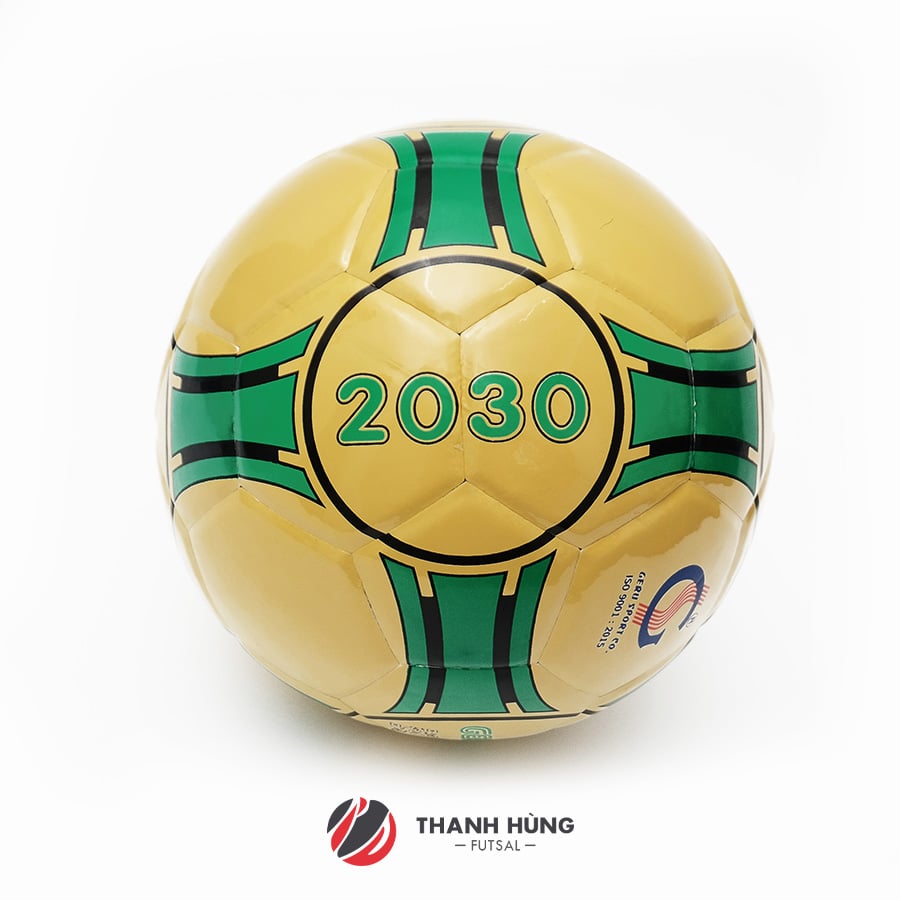 TRÁI BÓNG FUTSAL GERUSTAR 2030 - VÀNG/XANH LÁ