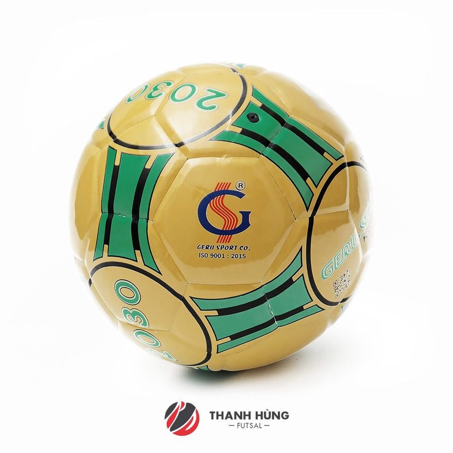 TRÁI BÓNG FUTSAL GERUSTAR 2030 - VÀNG/XANH LÁ
