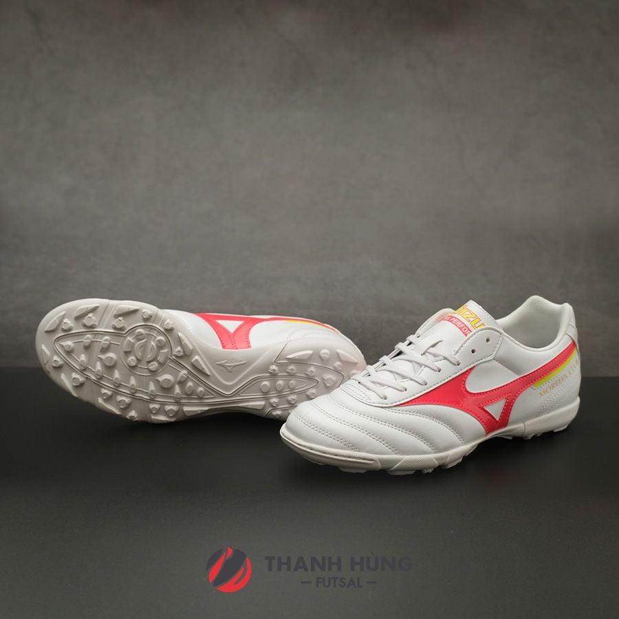 MIZUNO MORELIA II CLUB AS - P1GD231664 - TRẮNG/ĐỎ/VÀNG