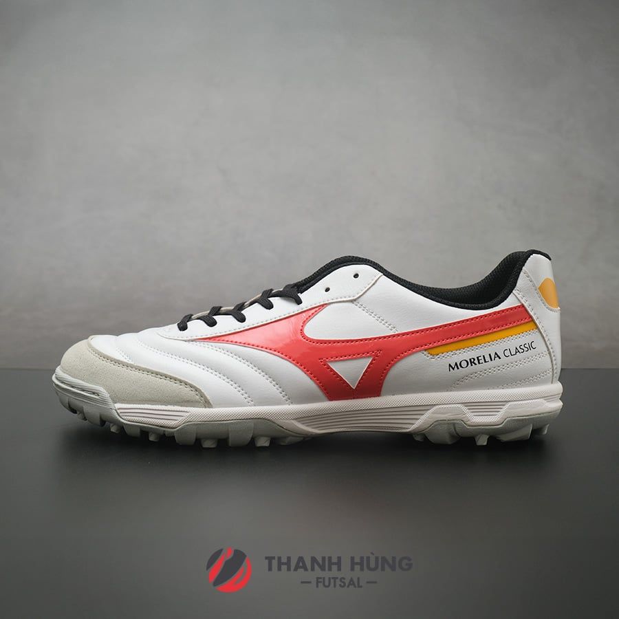 MIZUNO MORELIA SALA CLASSIC TF - Q1GB240291 - TRẮNG/ĐỎ