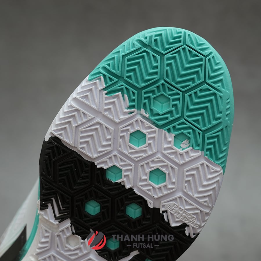 GIÀY ĐÁ BÓNG SÂN FUTSAL JOMA REGATE REBOUND 2502 - TRẮNG/ĐEN/XANH