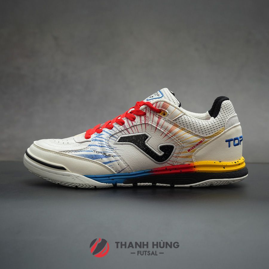 joma / TOP FLEX 2476 IN (24) W杯限定カラー Futsal shoes Top Flex 24 indoor white red | JOMA®