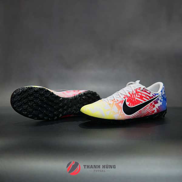 NIKE MERCURIAL VAPOR 13 ACADEMY NEYMAR JR. TF - AT7995-104 - TRẮNG/XAN -  Giày đá banh chính hãng