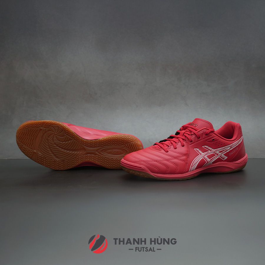 ASICS CALCETTO WD 9 WIDE IC - 1113A037-600 - ĐỎ/TRẮNG