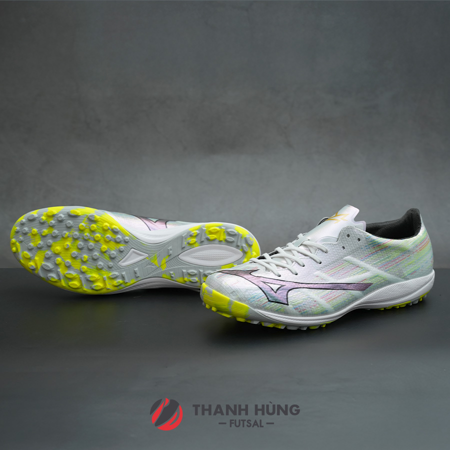 MIZUNO ALPHA 2 ELITE AS - P1GD256209 - TRẮNG/BẠC/XANH