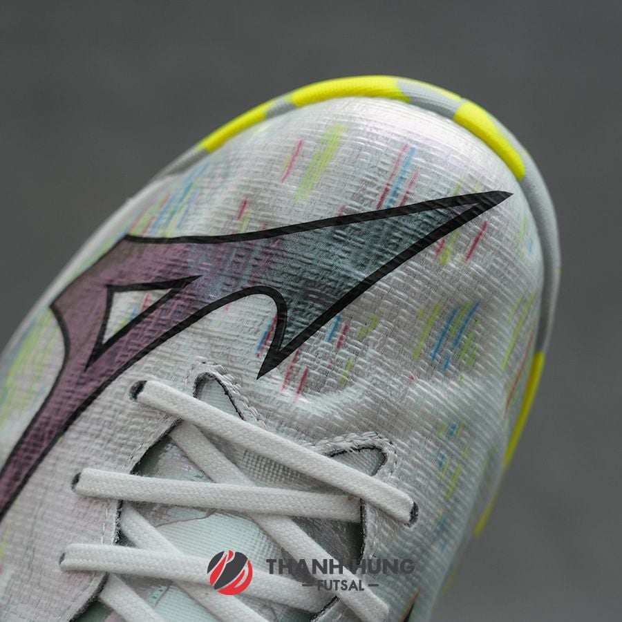 MIZUNO ALPHA 2 ELITE AS - P1GD256209 - TRẮNG/BẠC/XANH