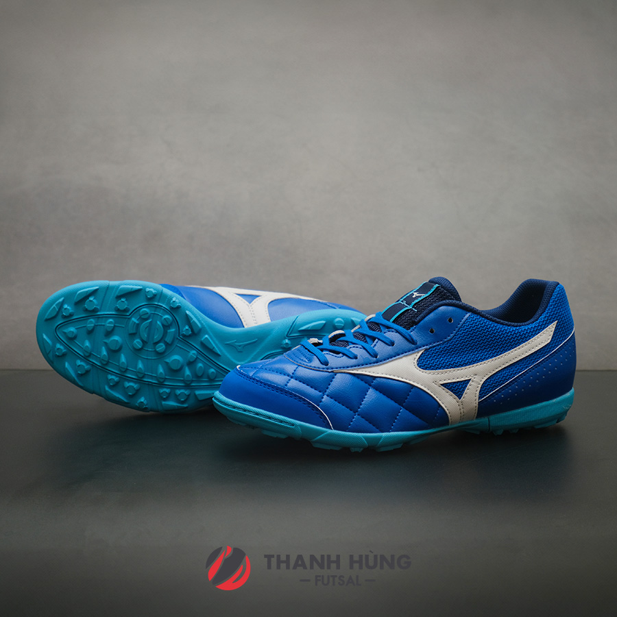 MIZUNO MORELIA SALA CLUB TF - Q1GB241603 - XANH/TRẮNG