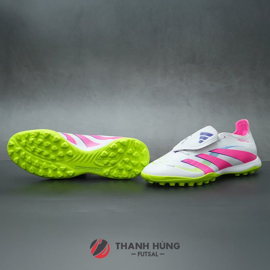 ADIDAS PREDATOR 25 LEAGUE LƯỠI GÀ LẬT TF - JS0385 - TRẮNG/HỒNG