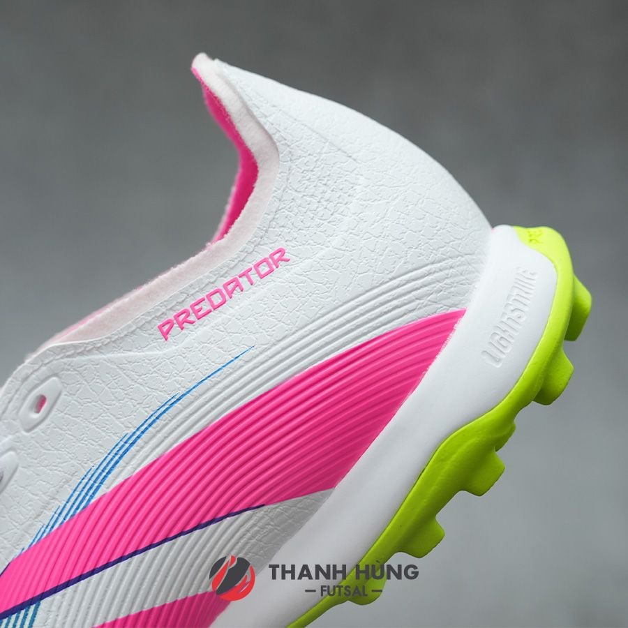 ADIDAS PREDATOR 25 LEAGUE LƯỠI GÀ LẬT TF - JS0385 - TRẮNG/HỒNG