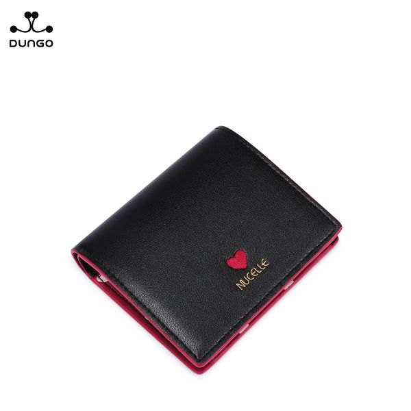  Ví Tiền Nucelle Mini Da Đen Tim DU070665-01 