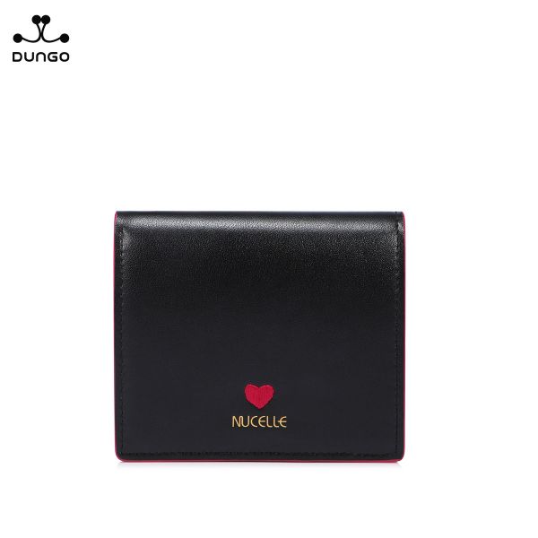  Ví Tiền Nucelle Mini Da Đen Tim DU070665-01 