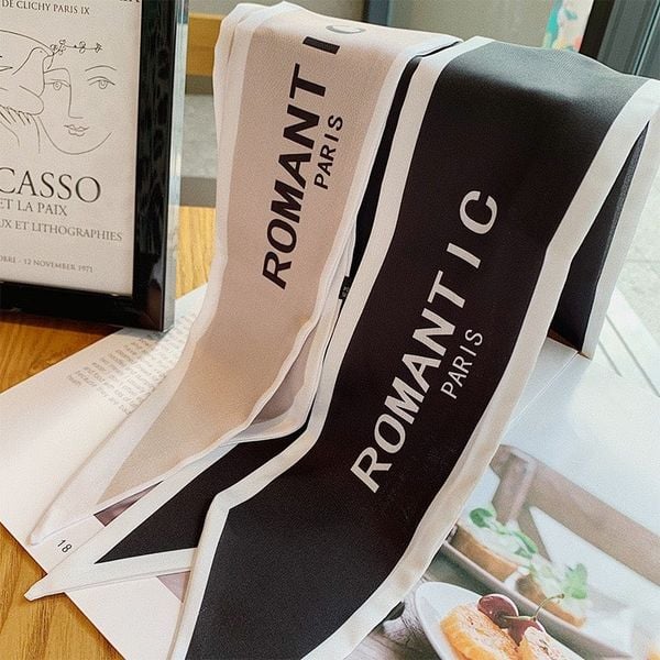  Khăn Lụa Đa Năng Đen 