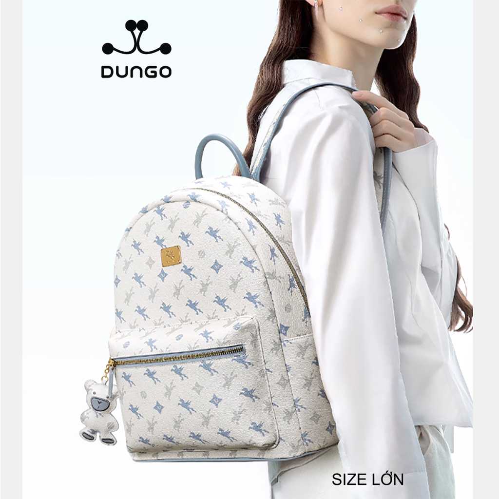 Balo Da 13inch Unicorn Charm Gấu NU1172104-16L Xanh Lớn