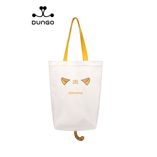  Túi Tote Canvas In Hổ Vàng JUST STAR JU110391-03 