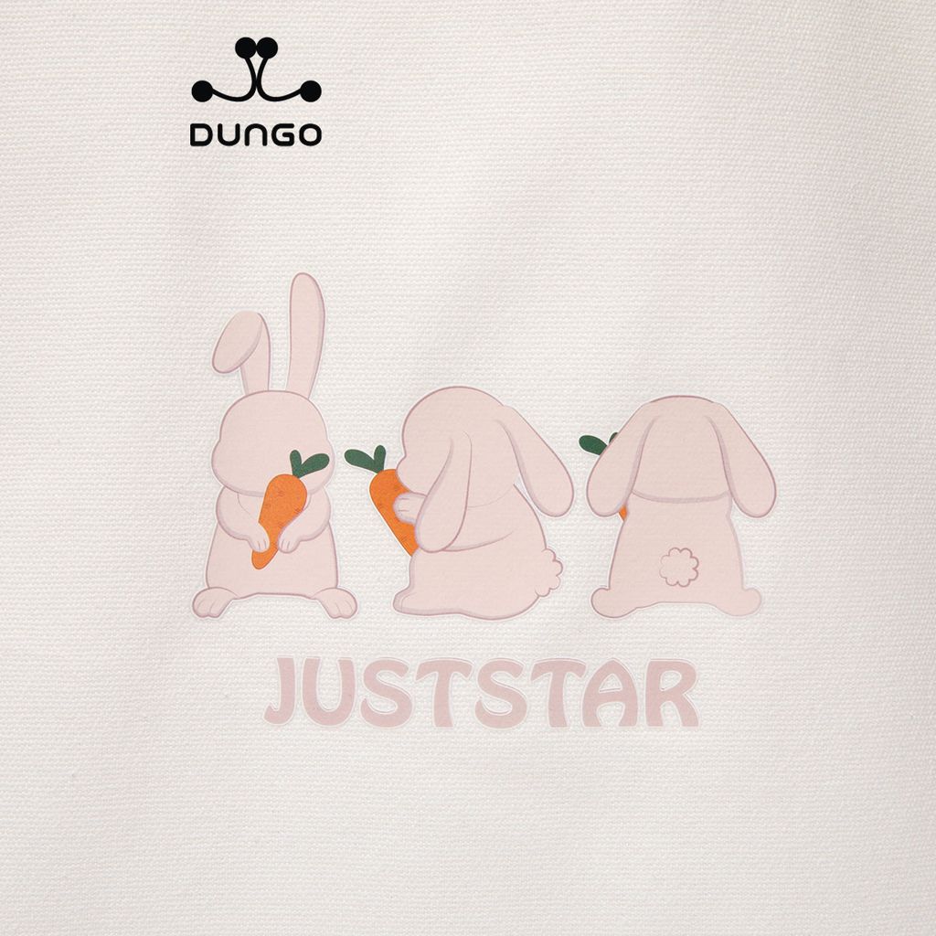 Túi Tote Canvas Thỏ Hồng JUST STAR JU110396-04