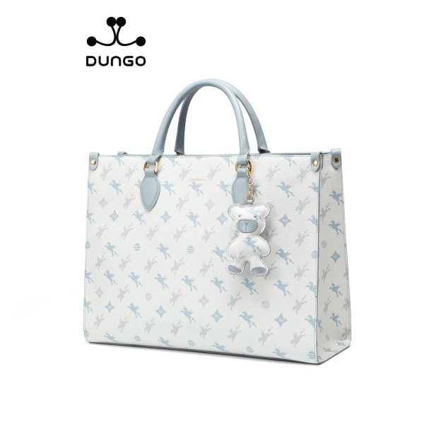  Túi Tote NUCELLE Monogram Charm Gấu Xanh NU1172020-16 