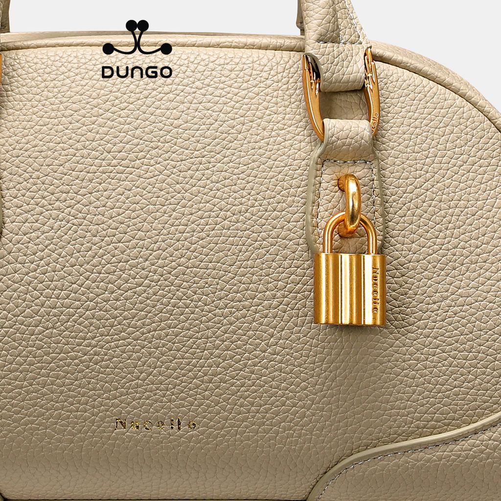 Túi Xách Nữ NU1172101-21 Charm Ổ Khóa NUCELLE Beige