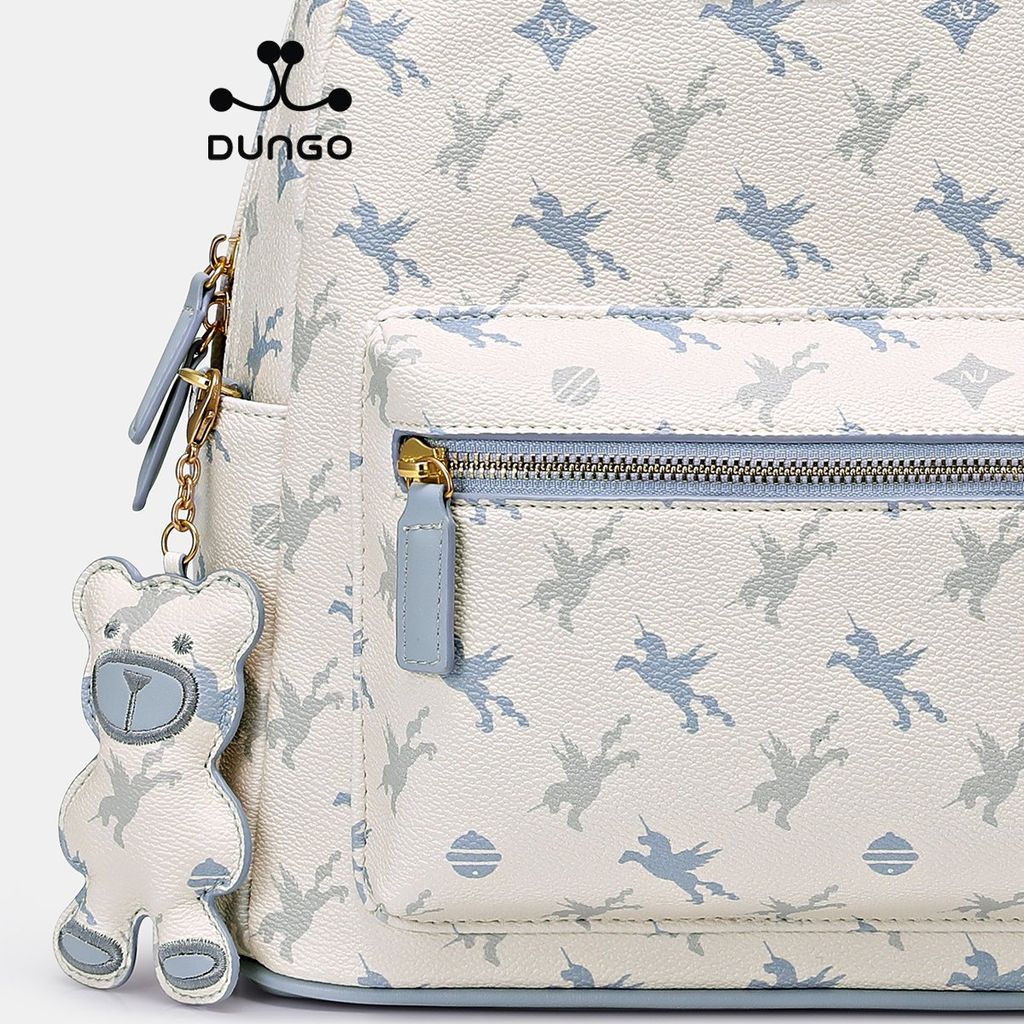 Balo Da 13inch Unicorn Charm Gấu NU1172104-16L Xanh Lớn