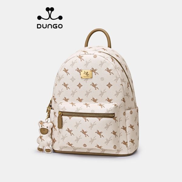  Balo Da 11inch Unicorn Charm Gấu NU1172104-21 Nâu 