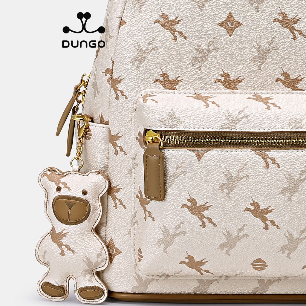 Balo Da 11inch Unicorn Charm Gấu NU1172104-21 Nâu